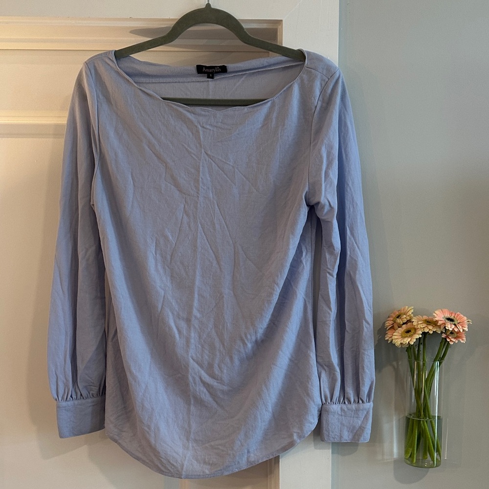 Amaryllis Light Blue Blouse